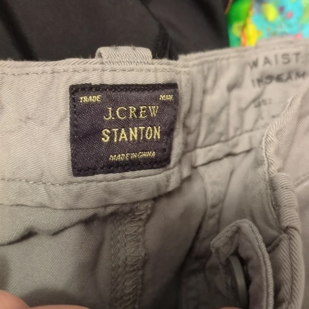 J. Crew Gray Stanton Khaki Shorts